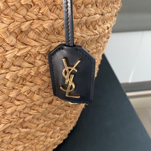 Saint Laurent Raffia tote bag - Picture 3 of 8